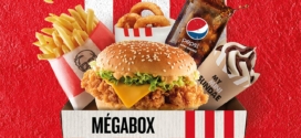 KFC : Méga Box en édition limitée (5,95€ les 5 produits)