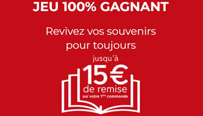 Gagnez un coupon Cewe