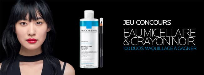 Gagnez une eau micellaire et un crayon noir La Roche-Posay