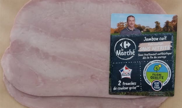 Rappel produit Carrefour : Jambon cuit supérieur en tranches