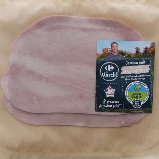 Rappel produit Carrefour : Jambon cuit supérieur en tranches