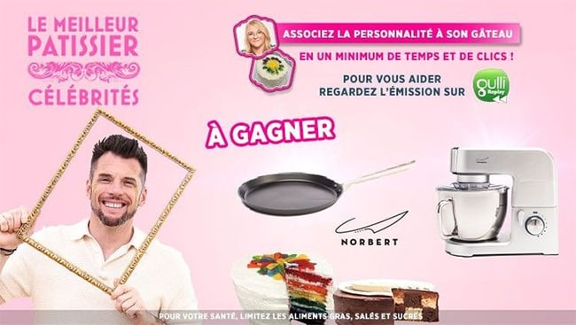 gagner un robot pâtissier + une crêpière ou une crêpièere avec Gulli Replay