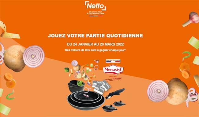 Remportez la gamme complète Menastyl ou des vignettes avec Netto