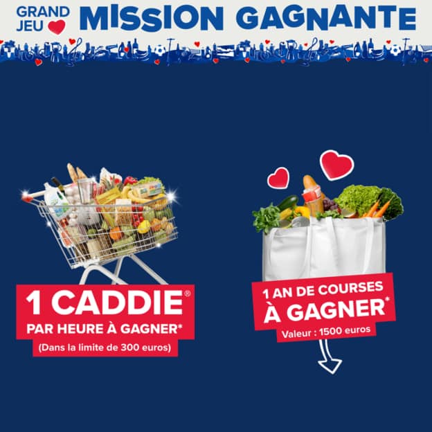 Jeu Carrefour Mission gagnante : Courses à gagner