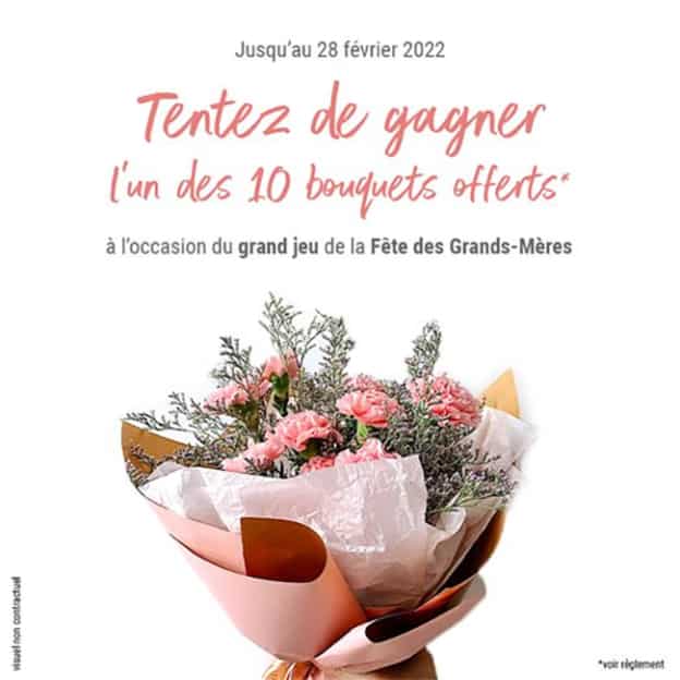 Jeu Fête des grands-mères Maty : bouquets de fleurs