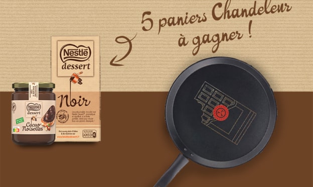 Jeu Nestlé Dessert : 5 Paniers Chandeleur à gagner