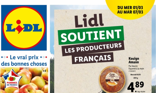 Catalogue Lidl soutient les producteurs du 1 au 7 mars 2023