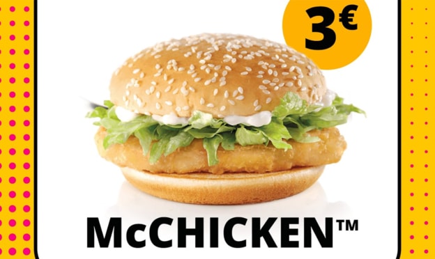 Bon plan McDo : McChicken à 3€ seulement aujourd’hui