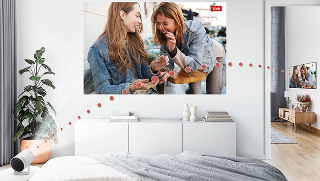 Gagnez un projecteur Samsung ou une cartes cadeau Netflix, Playstation ou Spotify