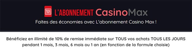 forfait Casino Max