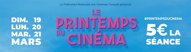 Printemps du Cinéma 2023 : Tarif réduit à 5€ la séance de ciné