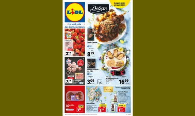 Catalogue Lidl « Deluxe » du 22 au 28 mars 2023