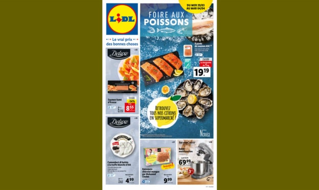 Catalogue Lidl Foire aux poissons du 29 mars au 4 avril 2023