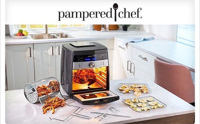 Gagnez un Deluxe Air Fryer Pampered Chef avec Version Femina