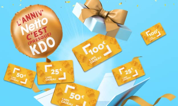 Jeu Anniv Netto KDO : Cadeaux à gagner