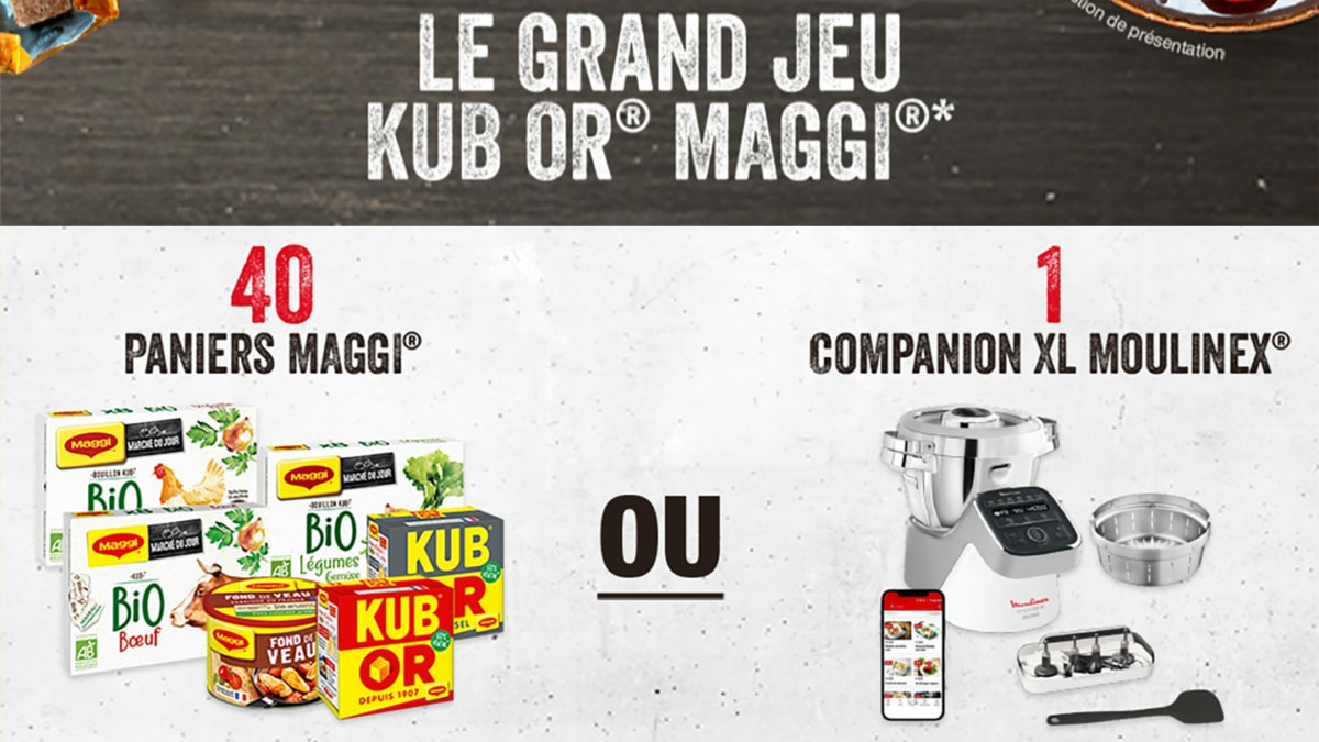 Jeu Croquons la Vie : Companion XL et paniers Maggi à gagner