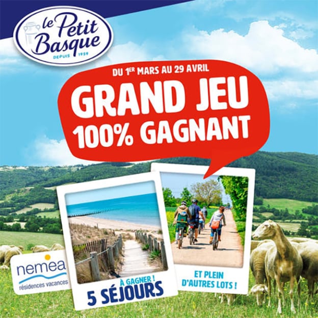 Jeu Le Petit Basque : Séjours et lots à gagner