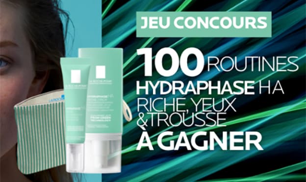 Jeu La Roche-Posay : Routines Hydraphase HA à gagner