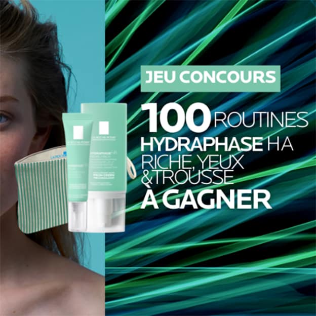 Jeu La Roche-Posay : Routines Hydraphase HA à gagner