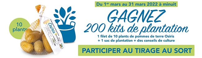 Gagnez un kit de plantation Osiris avec Touquet Savour