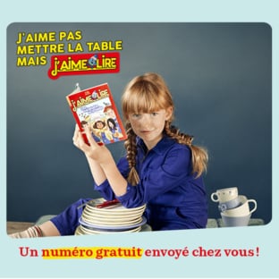 Magazine J’aime lire offert : 10’000 numéros gratuits