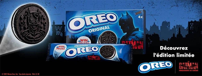 Gagnez jusqu’à 4 places de cinémas avec Oreo & Batman