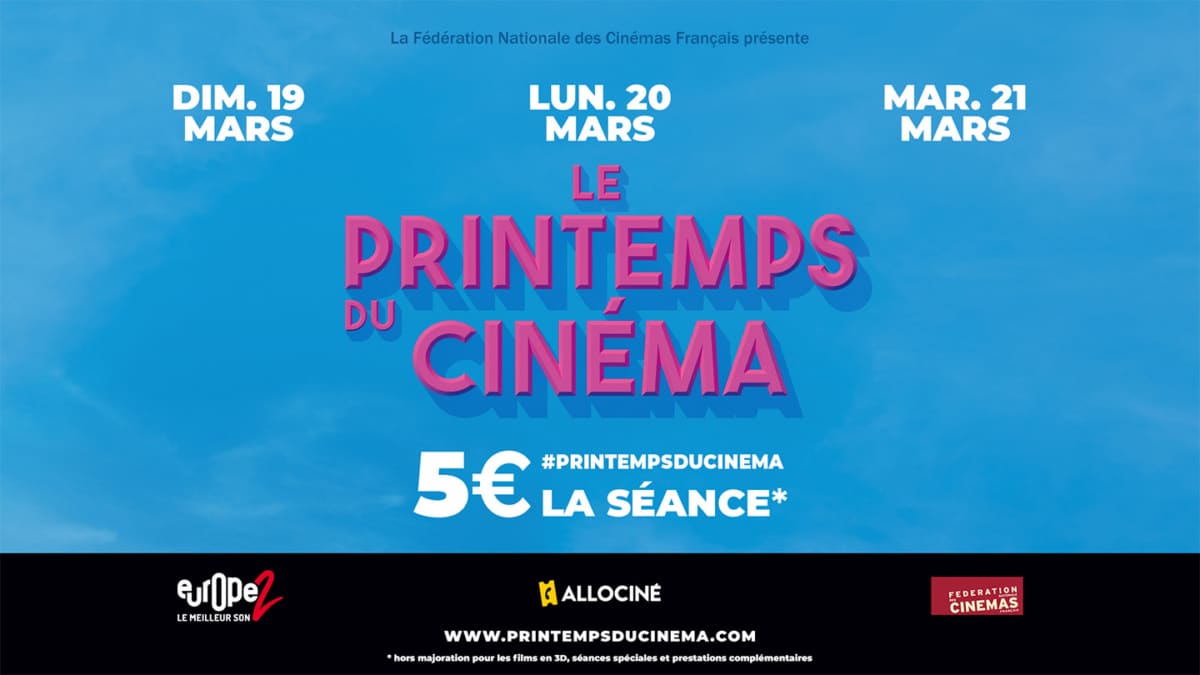 Printemps du Cinéma 2023 : Date, tarif et films à l’affiche