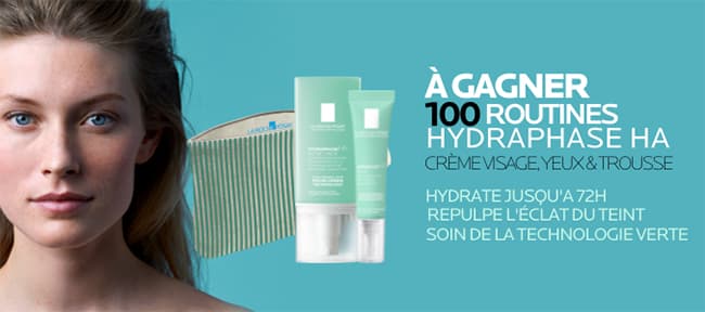 Gagnez une trousse et 2 soins Hydraphase HA La Roche-Posay