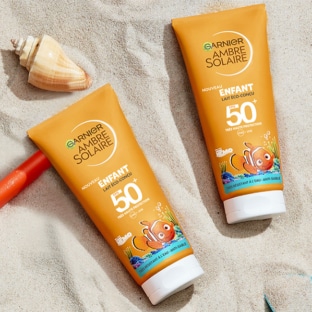 Test Garnier : Laits Ambre Solaire x Nemo pour enfants FPS 50+ gratuits