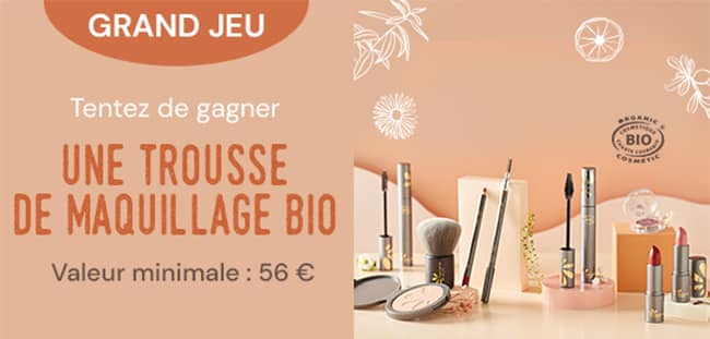 Gagnez une trousse de cosmétiques bio Fleurance Nature