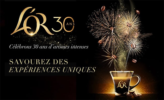 Gagnez un week-end ou un cadeau avec le jeu anniversaire de L’Or