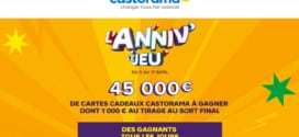 Jeu Anniversaire Castorama : 45’000€ de cartes cadeaux à gagner