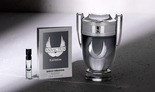 Échantillons gratuits du parfum Invictus Platinum Paco Rabanne