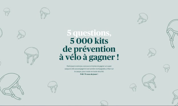 Jeu AXA Prévention : kits de prévention à vélo à gagner