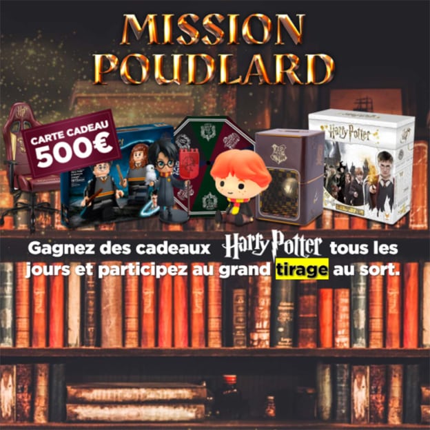 Jeu Micromania : Carte cadeau et lots Harry Potter à gagner