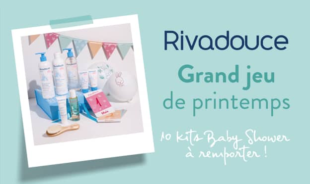 Jeu de Printemps Rivadouce : Kits Baby Shower à gagner