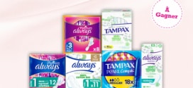 Jeu Envie de Plus : 100 kits Tampax & Always à gagner