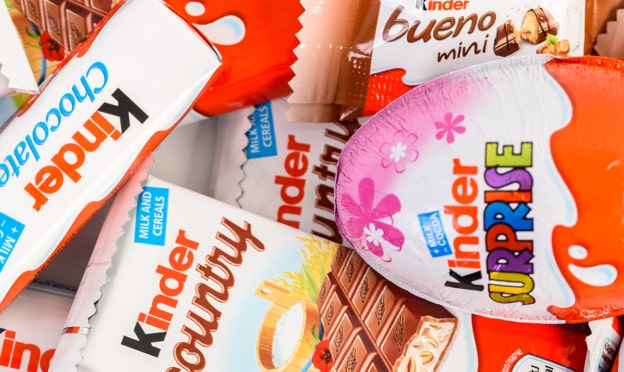 Kinder rappelle certains produits pour des cas de salmonellose