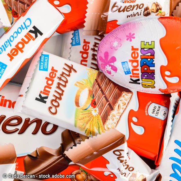 Kinder rappelle certains produits pour des cas de salmonellose