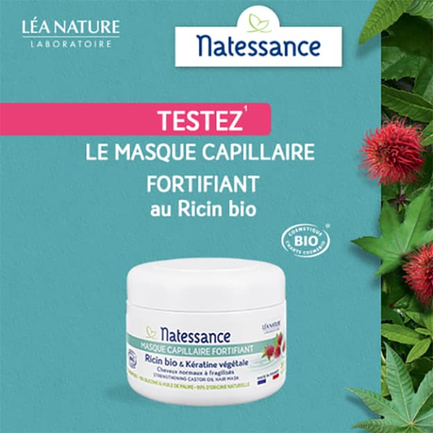 Test Léa Nature : Masques capillaires Natessance gratuits