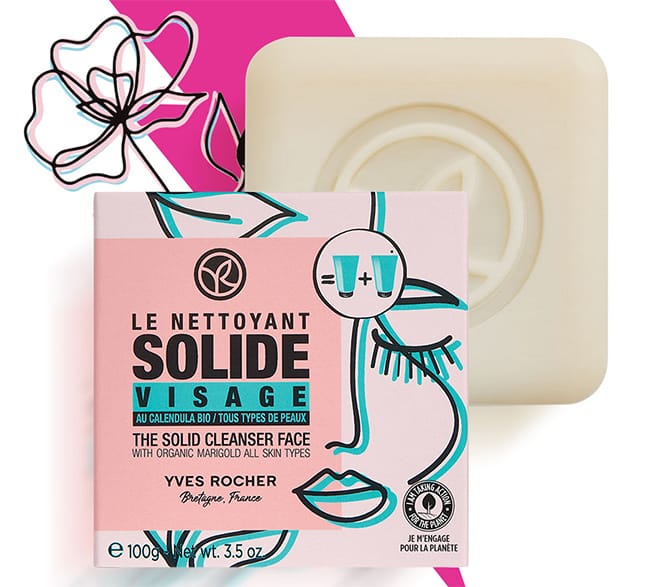 tester gratuitement le nettoyant solide visage Yves Rocher Green Heroes