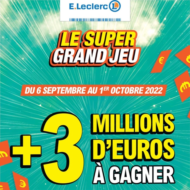 Jeux et Animations Super Grand jeu Leclerc 2022 (septembre)