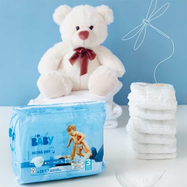 Test de couches Carrefour Baby Ultra Dry 2'000 packs gratuits