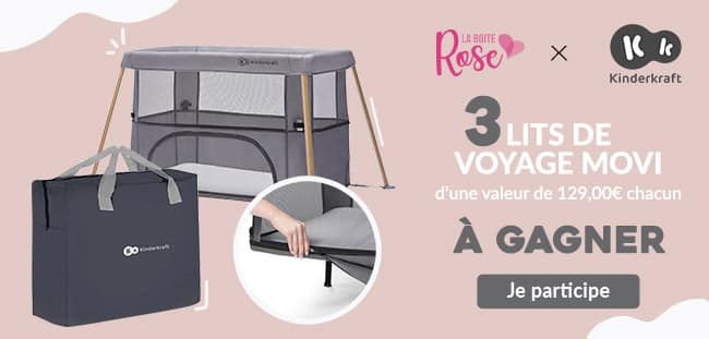 Gagnez un lit parapluie Movi Kinderkraft avec La Boîte Rose