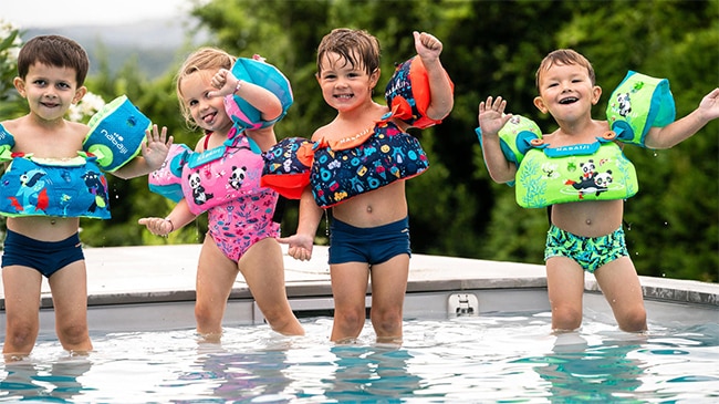 Brassards-ceinture aquatiques pour enfant évolutive Tiswim pas chère