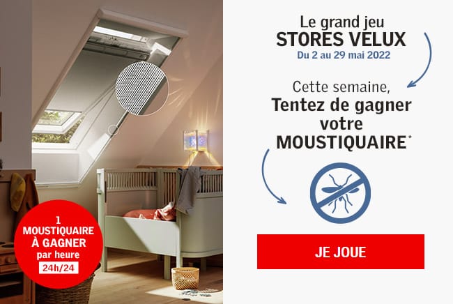 Gagnez une moustiquaire ou une réduction VELUX