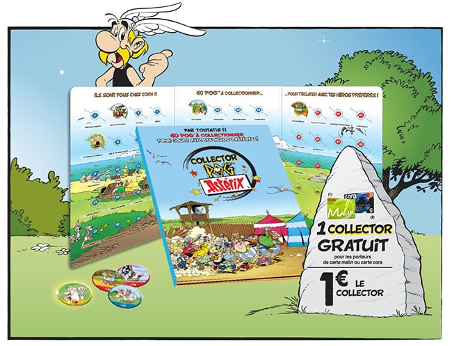 Collecteur Collector Pog Asterix