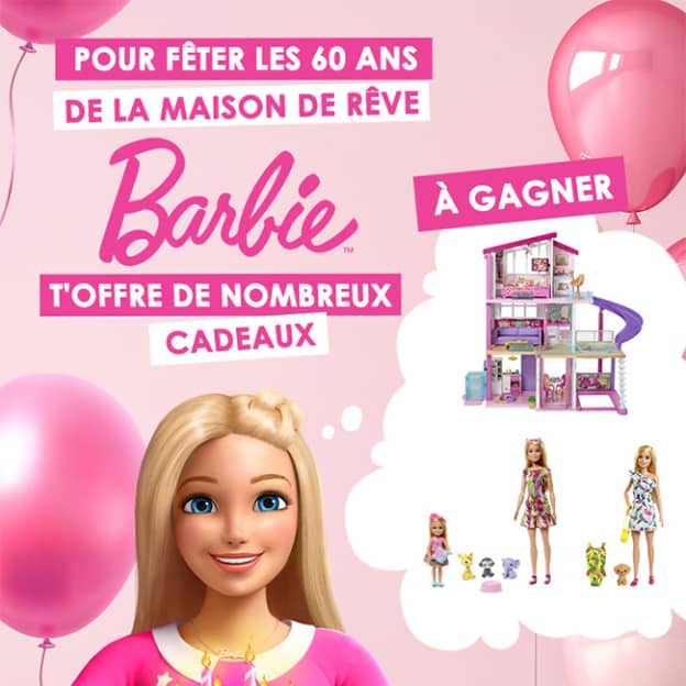 Jeu Gulli : maison de rêve et cadeaux Barbie à gagner