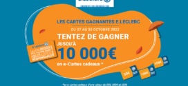Jeu Les Cartes Gagnantes Leclerc : 10’000€ de e-cartes cadeaux