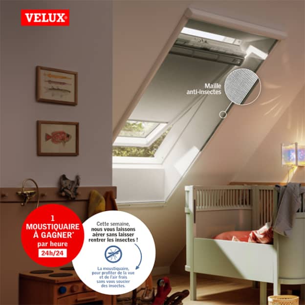 Grand jeu Stores VELUX : moustiquaires à gagner